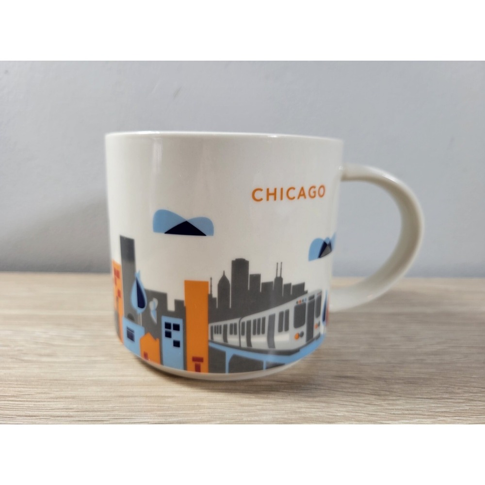 Starbucks Chicago Are Here Collection Mug Coffee Cup 2015